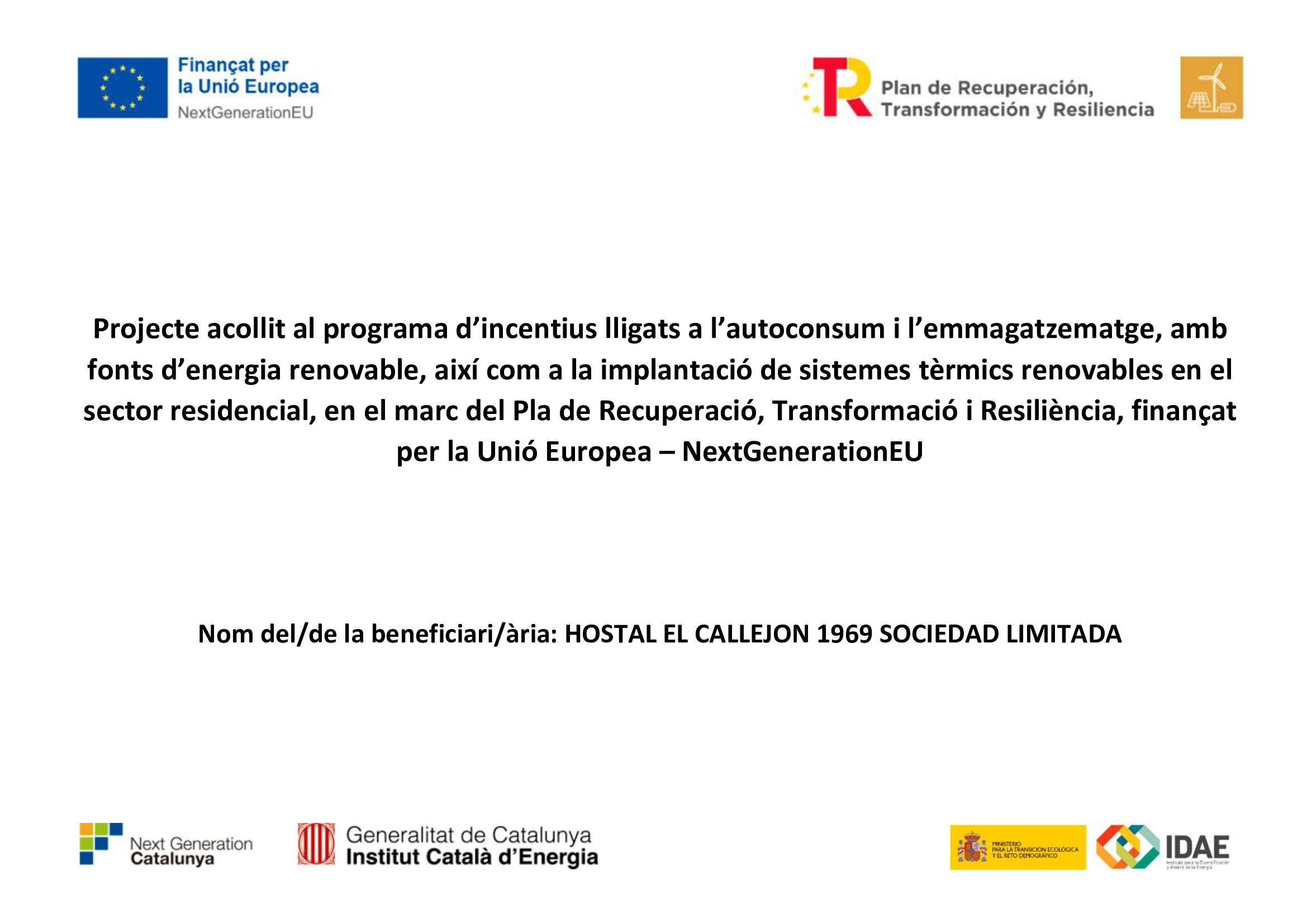 Proyecto NextGenerationEU